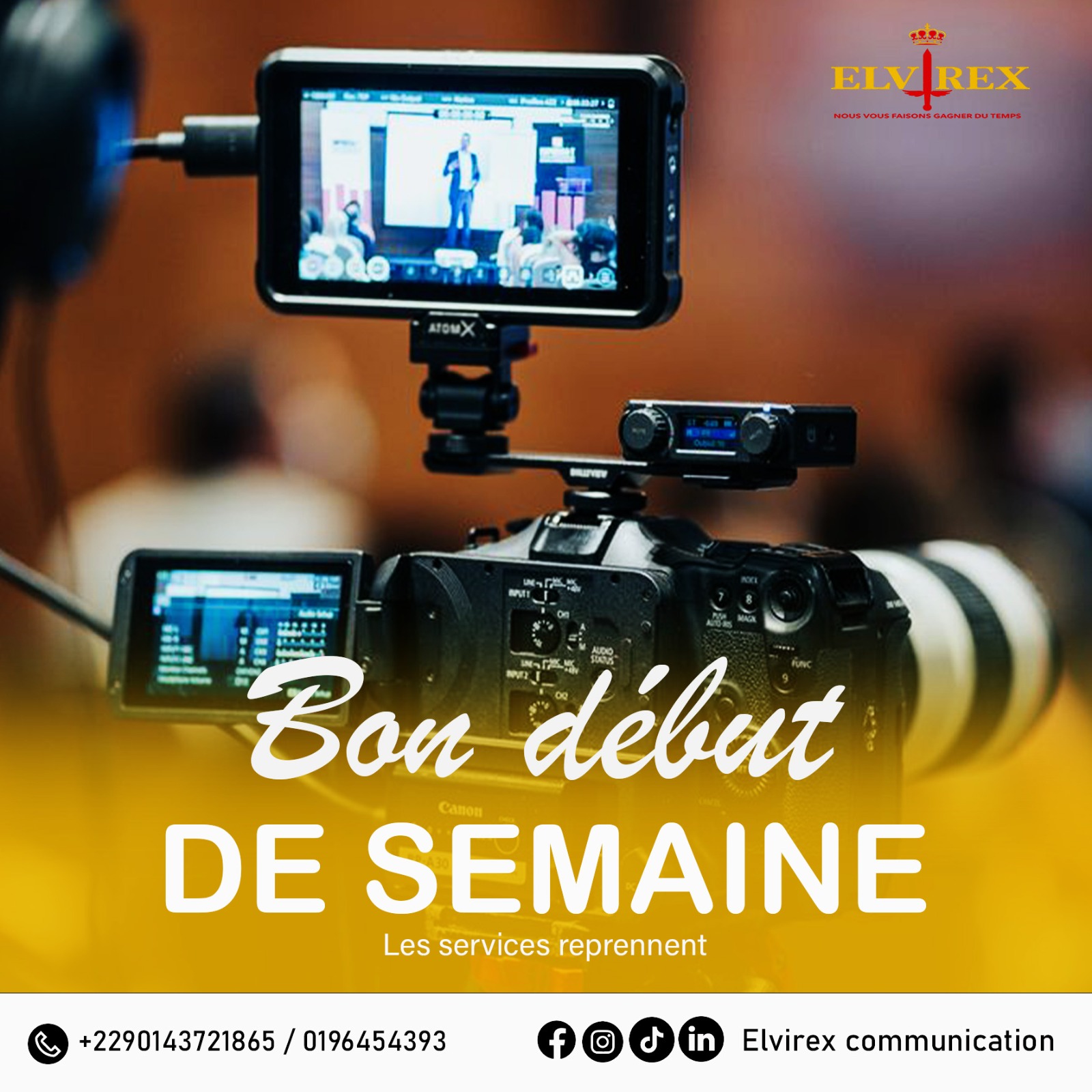 Bon début DE SEMAINE